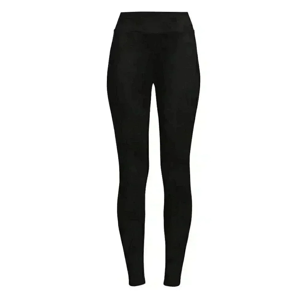 Black Faux Suede Leggings Small - Picture 4 of 4